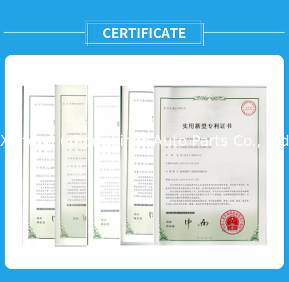Porcellana Ximeng (chongqing) Auto Parts Co., Ltd. Certificazioni